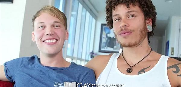  GayRoom Interracial fuck with Parker Michaels and Jay Fine